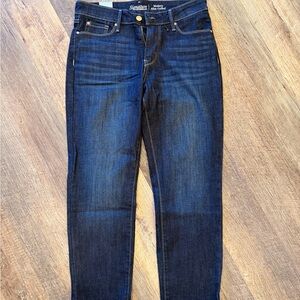 Women’s Levi Strauss Signature Modern Slim Cuffed Denim Jeans Size 8